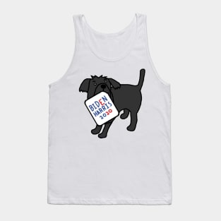 Cute Dog with Biden Harris Sign Tank Top